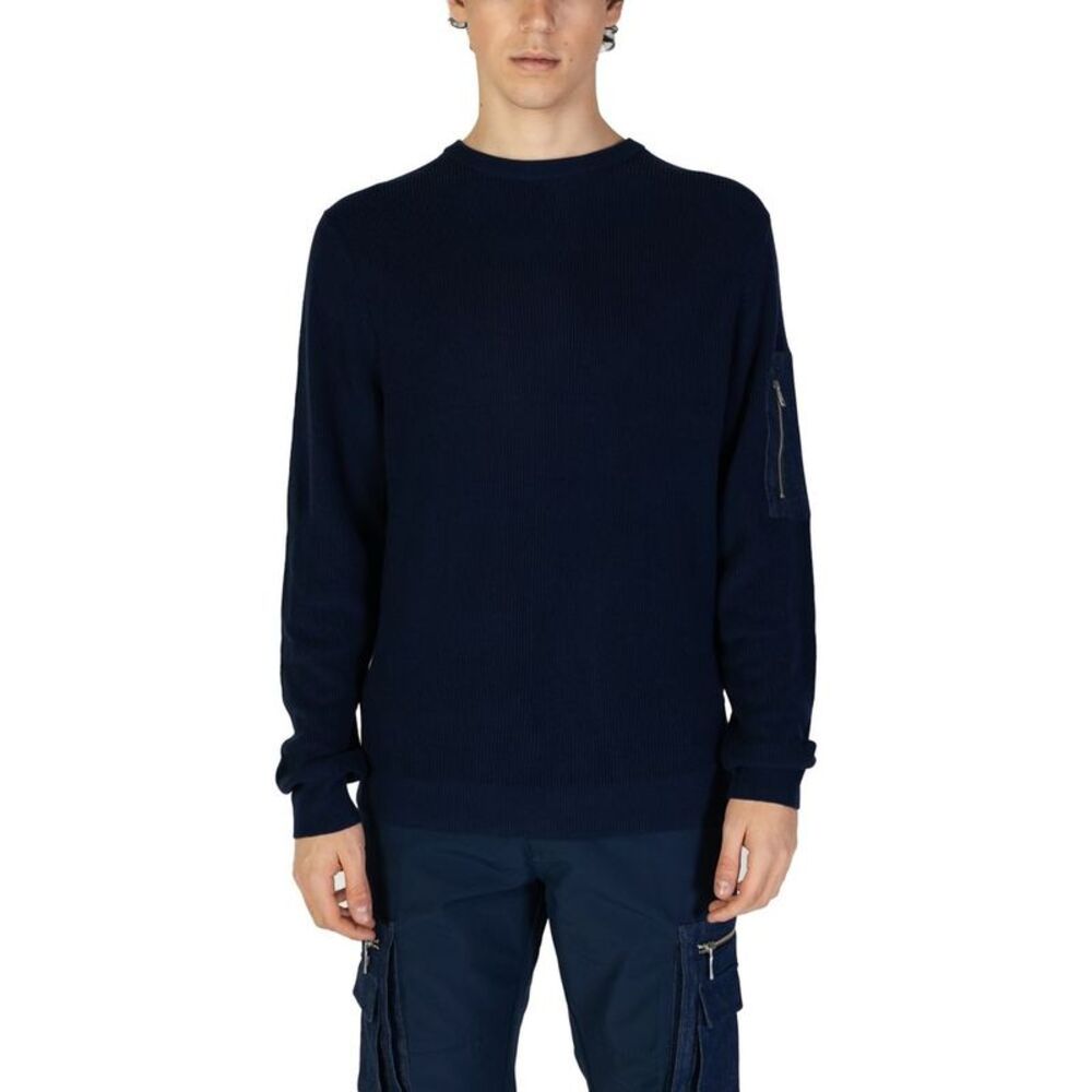 Antony Morato Blue Cotton Men's Sweatshirt